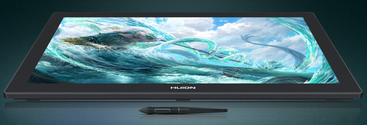 Tablet graficzny HUION Kamvas Pro 24 4K kąt widzenia matryca IPS