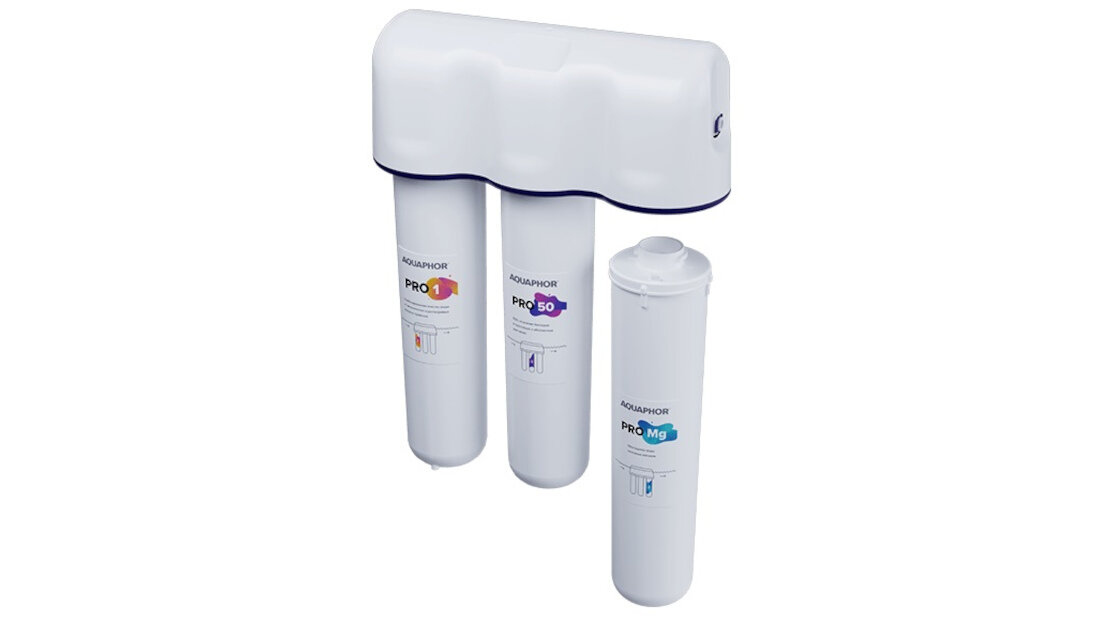 Filtr AQUAPHOR Osmo Pro 50 Łatwa wymiana wkładów system AUTO LOCK jakość wody