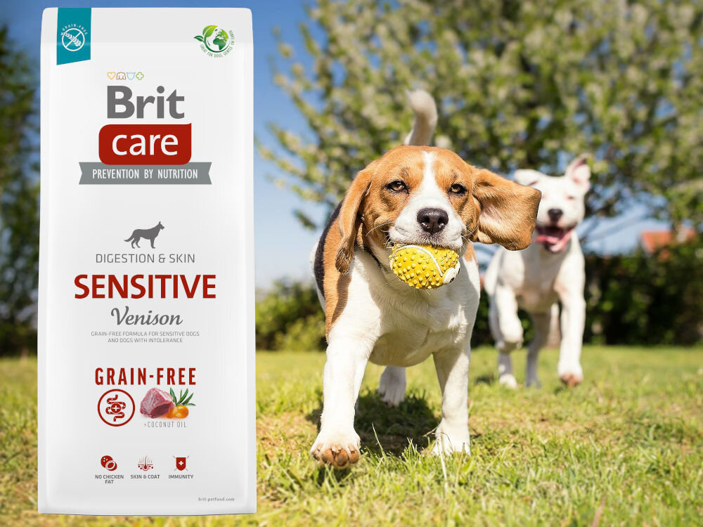 Karma dla psa BRIT Care Dog Grain Free Sensitive Venison Dziczyzna z ziemniakami 1 kg sklad zywienie