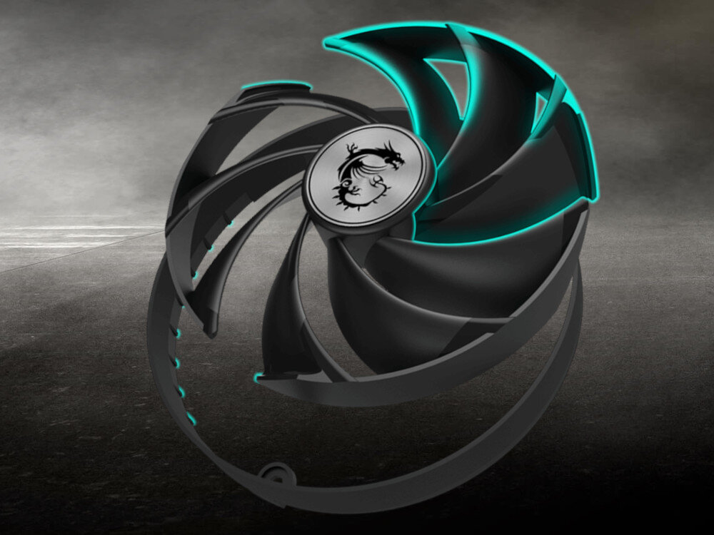 Karta graficzna MSI GeForce RTX 4070 Ti Gaming Trio 12GB DLSS 3 chłodzenie wentylatory temperatura głośność