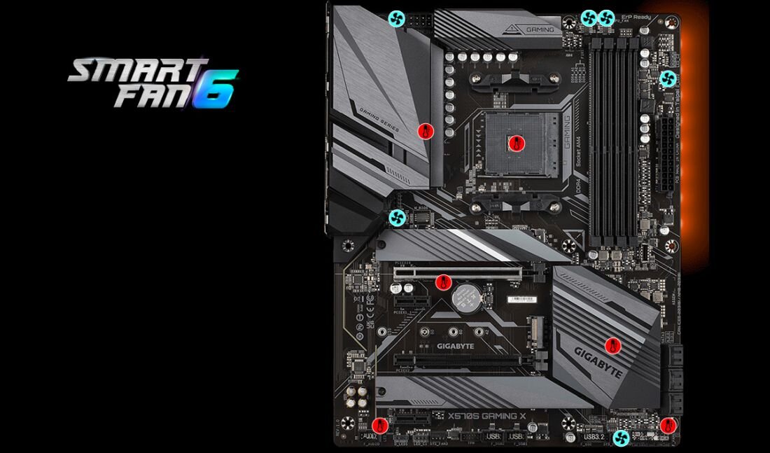 Płyta główna GIGABYTE X570S Gaming X - Smart Fan 6 