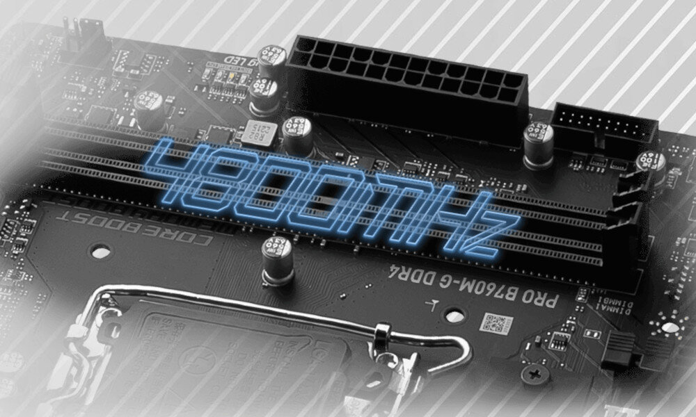 Płyta główna MSI Pro B760M-G DDR4 pamięć Dual-channel pojemność