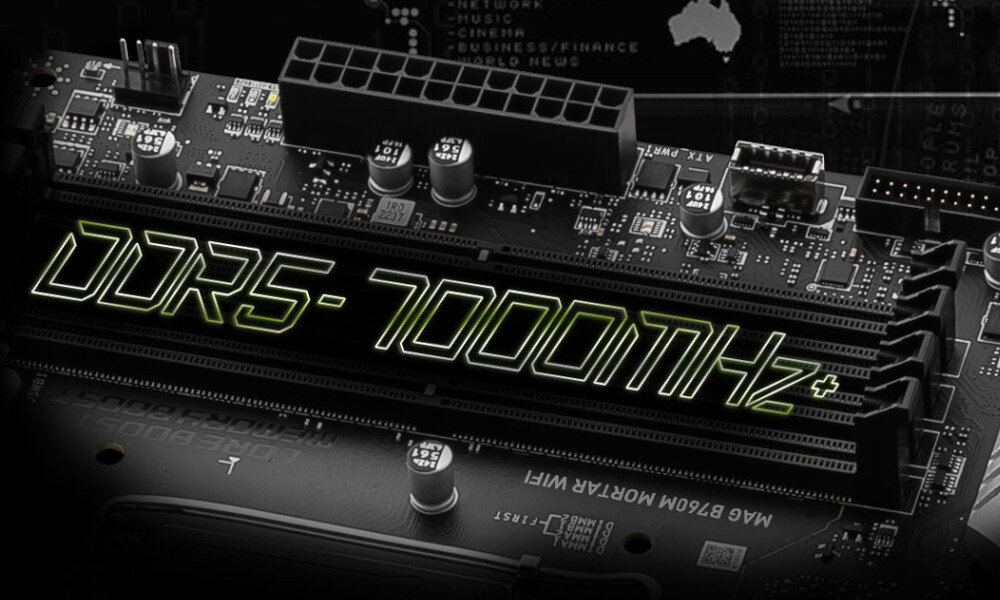 Płyta główna MSI MAG B760M Mortar WiFi pamięć dual-channel przepustowość