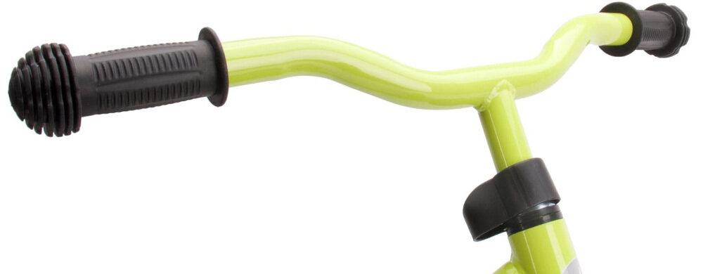 Rowerek biegowy SUN BABY Molto Giro Limonkowy regulowana kierownica w zakresie 52-61 cm standardowe uchwyty pokryte antypoślizgowym materiałem rączki zabezpieczone przed ześlizgnięciem się na boki