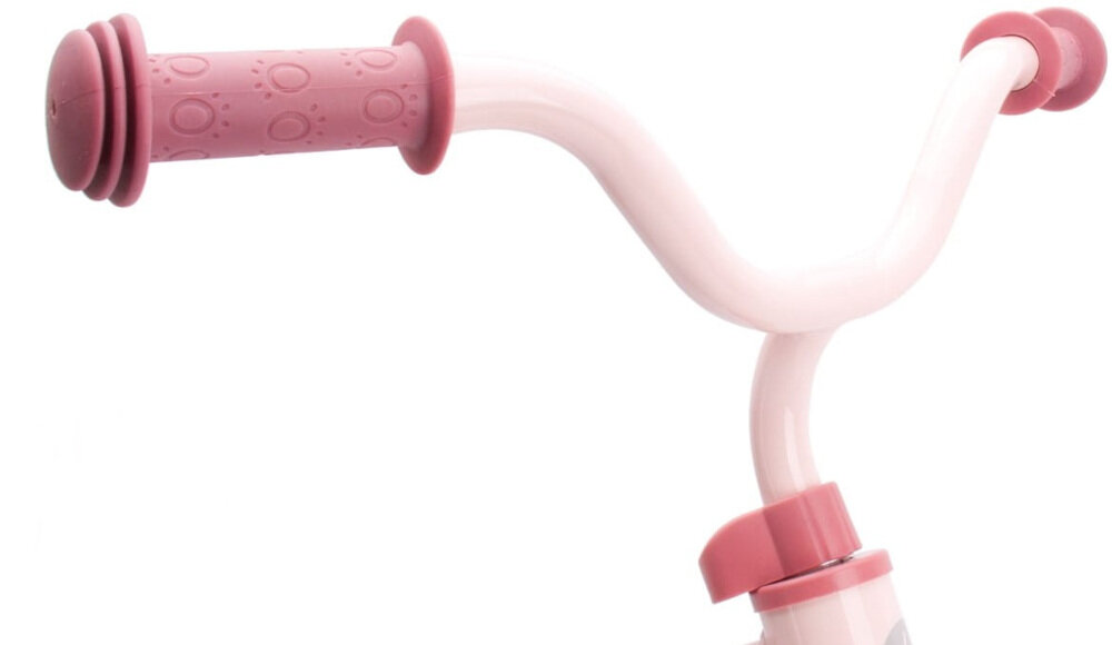 Rowerek biegowy SUN BABY Molto Strada Różowy regulowana kierownica w zakresie 57-63 cm standardowe uchwyty pokryte antypoślizgowym materiałem rączki zabezpieczone przed ześlizgnięciem się na boki