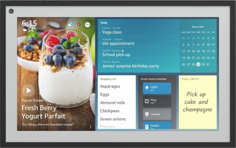 AMAZON Echo Show 15 Czarny przeznaczenie działanie zalety