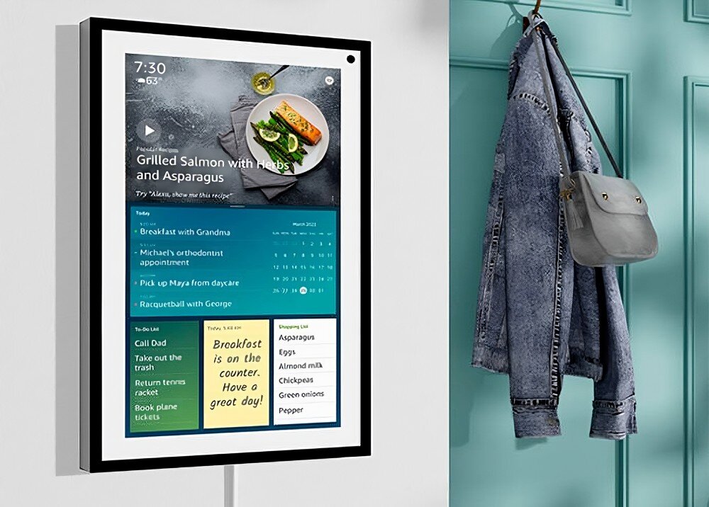 AMAZON Echo Show 15 Czarny wyświetlacz głosniki mikrofon Alexa