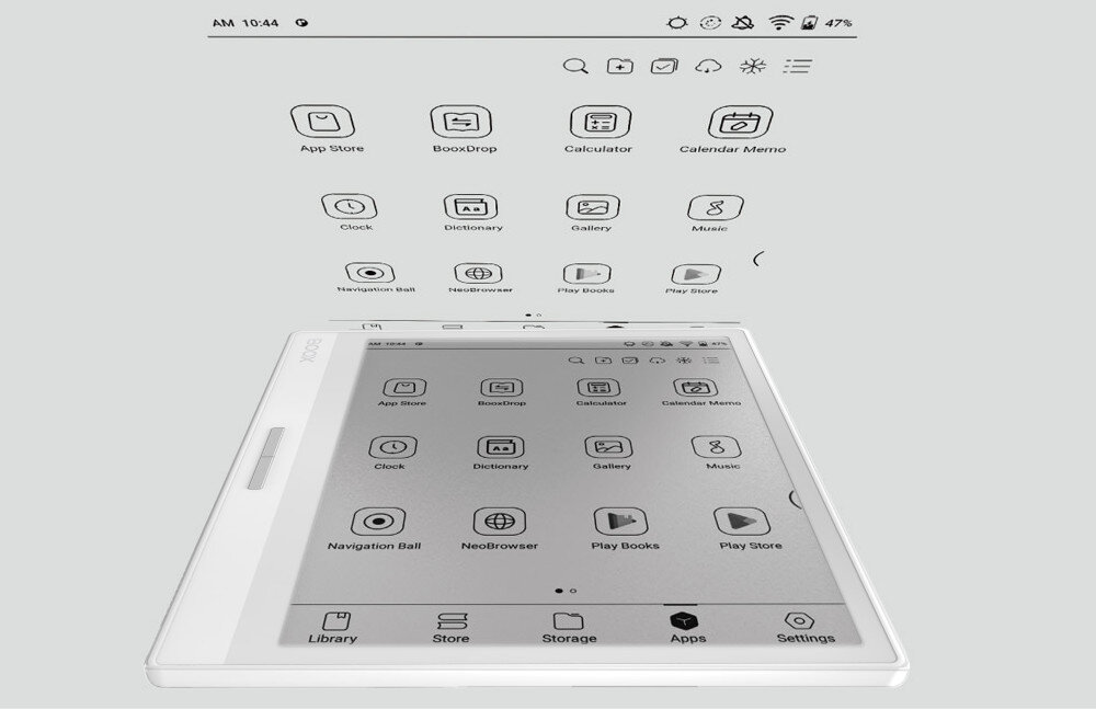 Czytnik E-Booków ONYX Boox Leaf 2 Biały procesor podzespoły pamięć wydajność