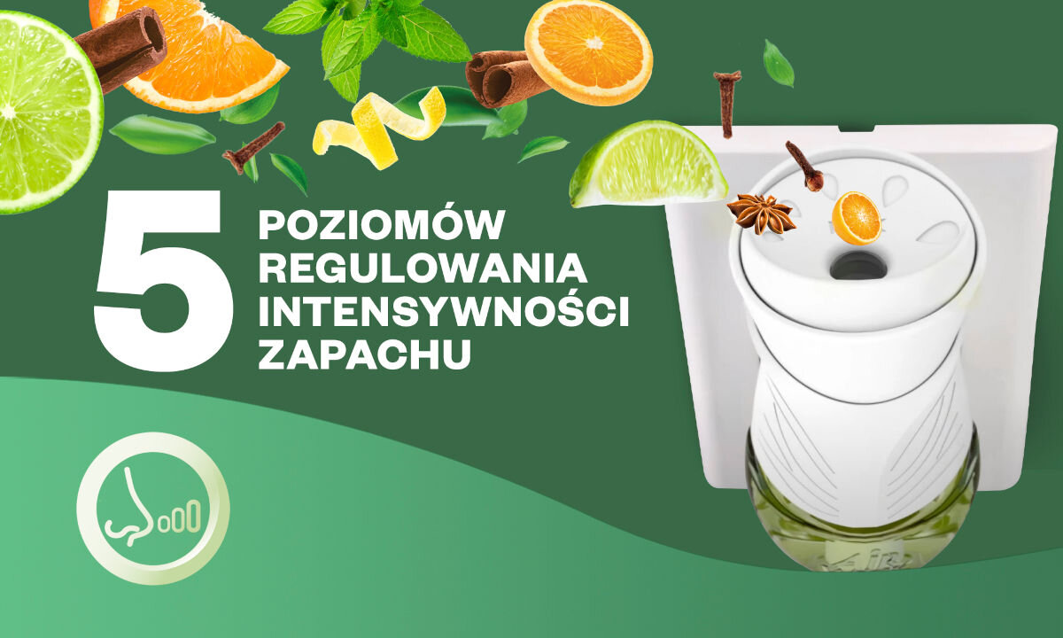Wkład do elektrycznego odświeżacza powietrza AIR WICK Owocowa Sangria z przyprawami 19 ml regulacja intensywności