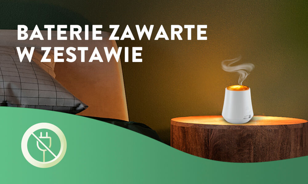 Odświeżacz powietrza AIR WICK Szczęście Aromatyczna Mgiełka Ananas, brzoskwinia i dzika mięta 20 ml baterie w zestawie