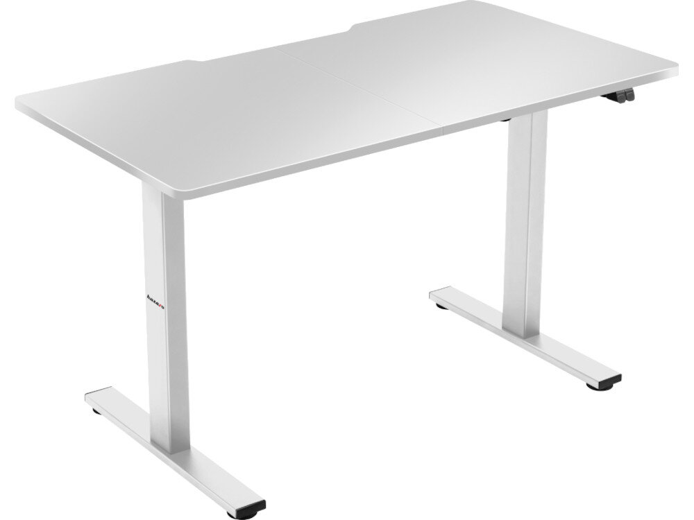 Biurko HUZARO Hero 8.0 Biały rama wytrzymałość stopki regulacja stabilność