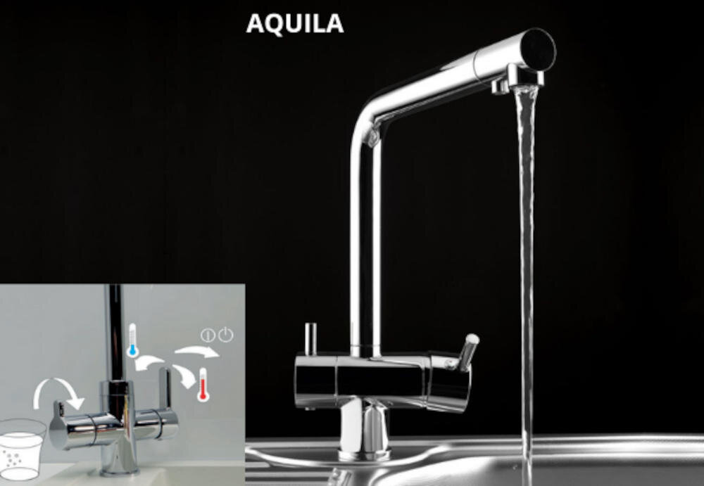 ALVEUS Aquila 1139807 bateria filtr woda oczyszczanie zanieczyszczenia dźwignia zimna ciepła picie