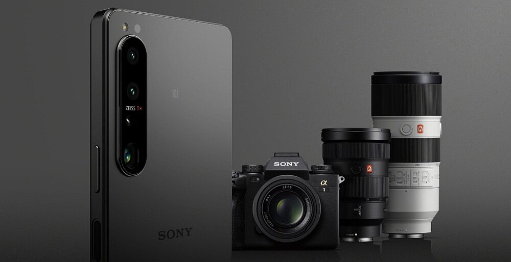 Smartfon SONY Xperia 1 IV  ekran bateria aparat procesor ram pamięć pojemność rozdzielczość zdjęcia filmy opis dane cechy blokady system łączność wifi bluetooth obudowa szkło odporność porty muzyka transfer sieć przekątna matryca waga czujniki