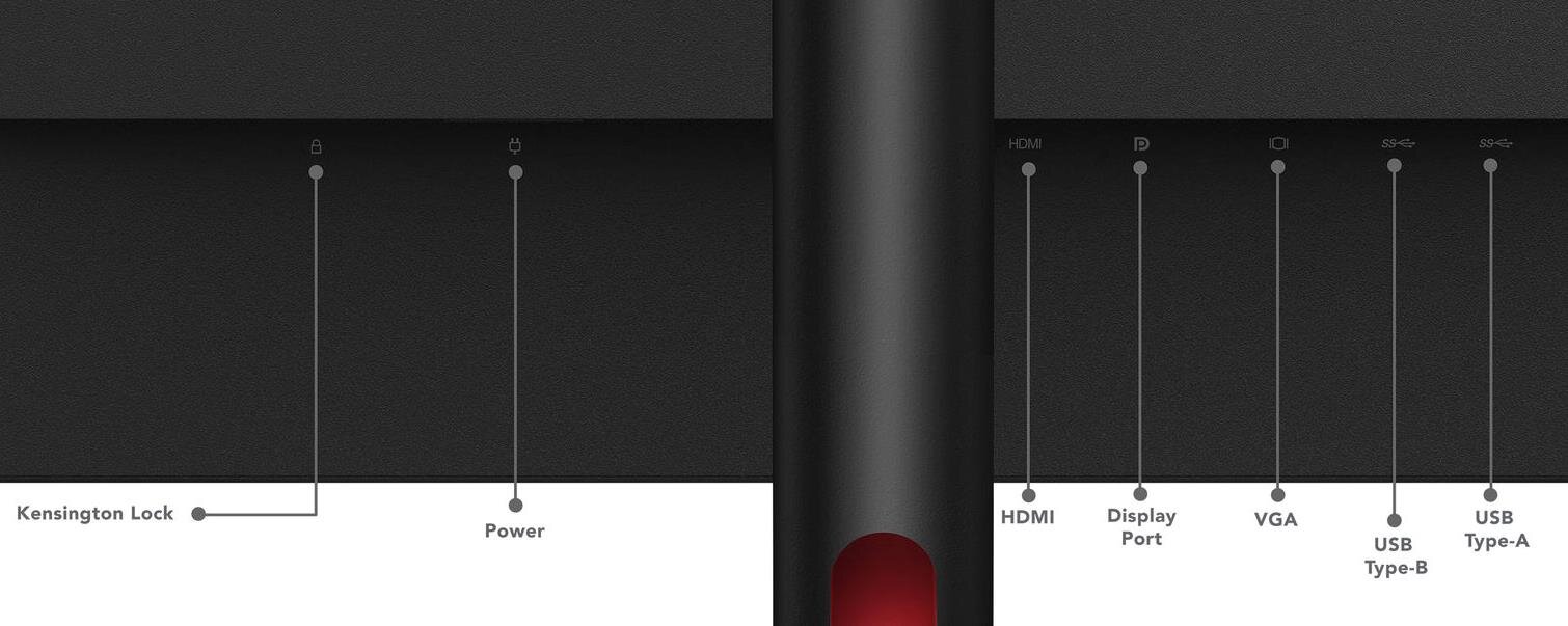 Monitor LENOVO ThinkVision T27i-30 - USB-C HDMI DisplayPort VGA