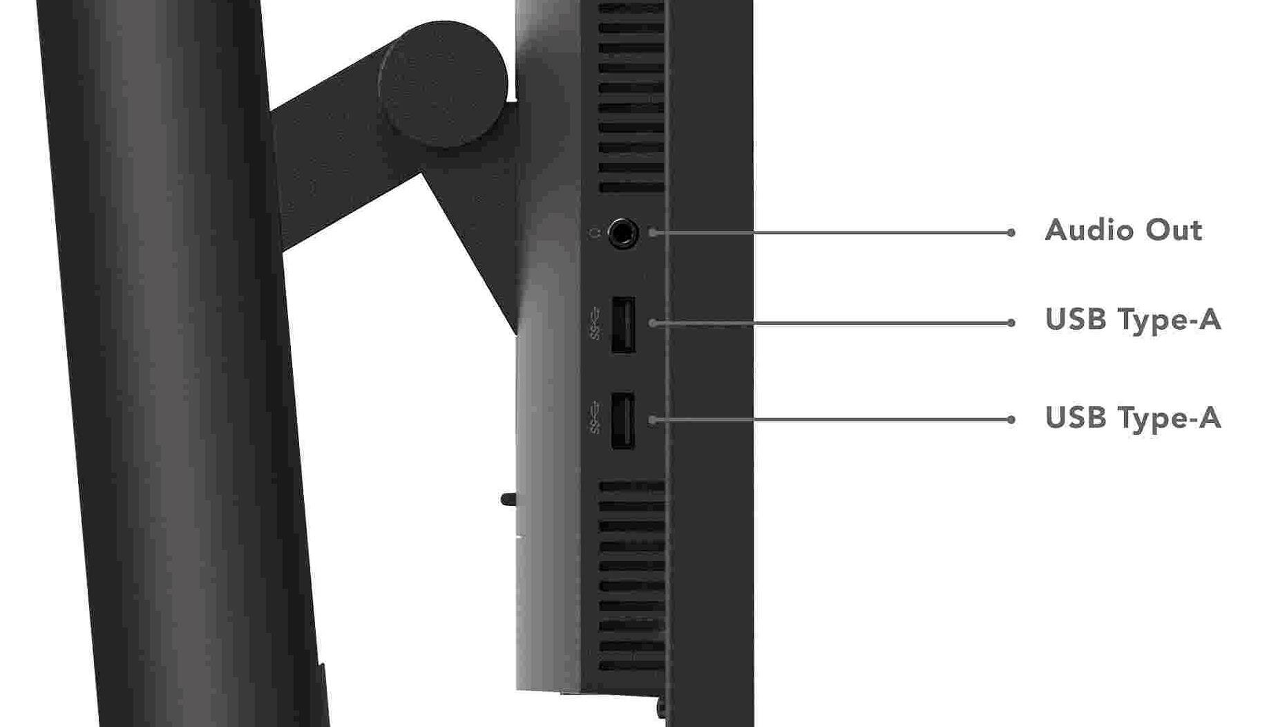Monitor LENOVO ThinkVision T27i-30 - USB-A 3.1 Gen 1 wyjście liniowe audio
