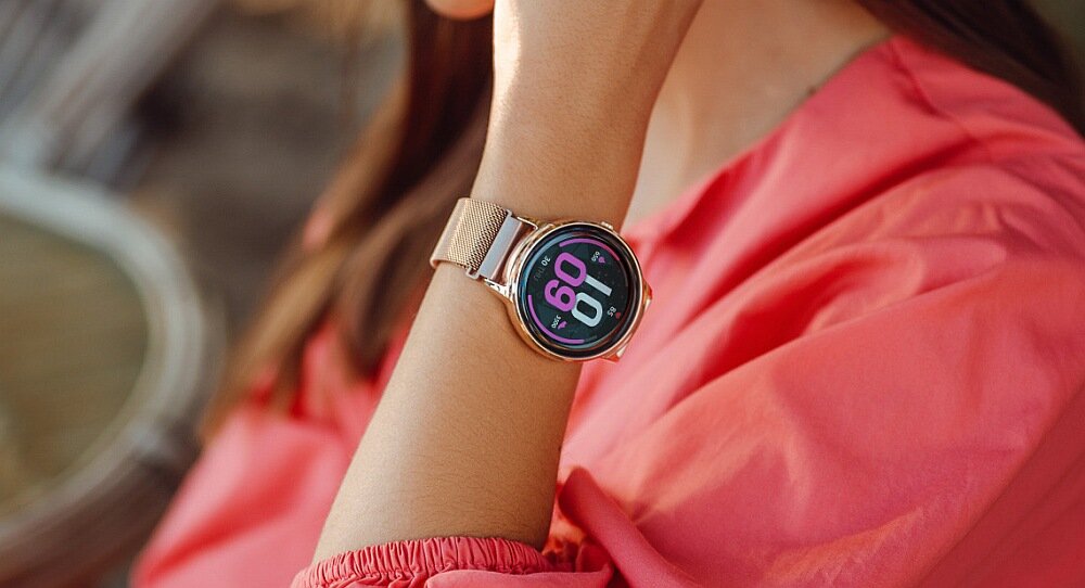 Smartwatch FOREVER Forevive 2 SB-330 ekran bateria czujniki sport zdrowie pojemność rozdzielczość 