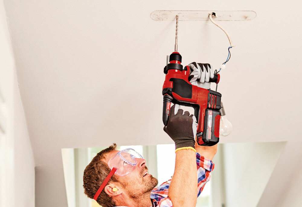 Młotowiertarka EINHELL Herocco ZS 5.2Ah elektronika predkosci ergonomicznie zaprojektowany uchwyt gumowa powierzchnia