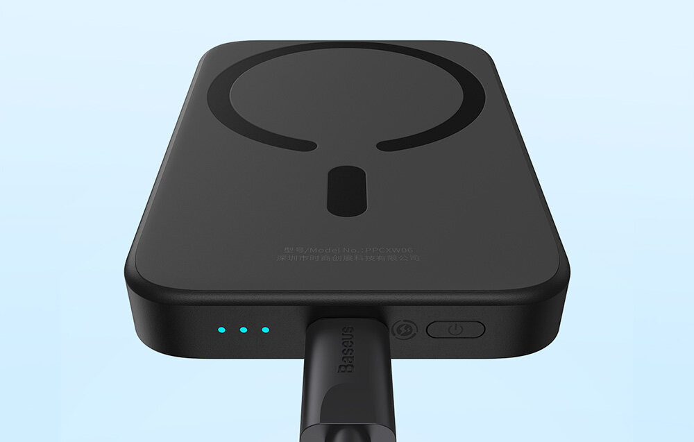 Powerbank BASEUS Magnetic 10000mAh 20W  ładowanie urządzenie konstruckja moc 
