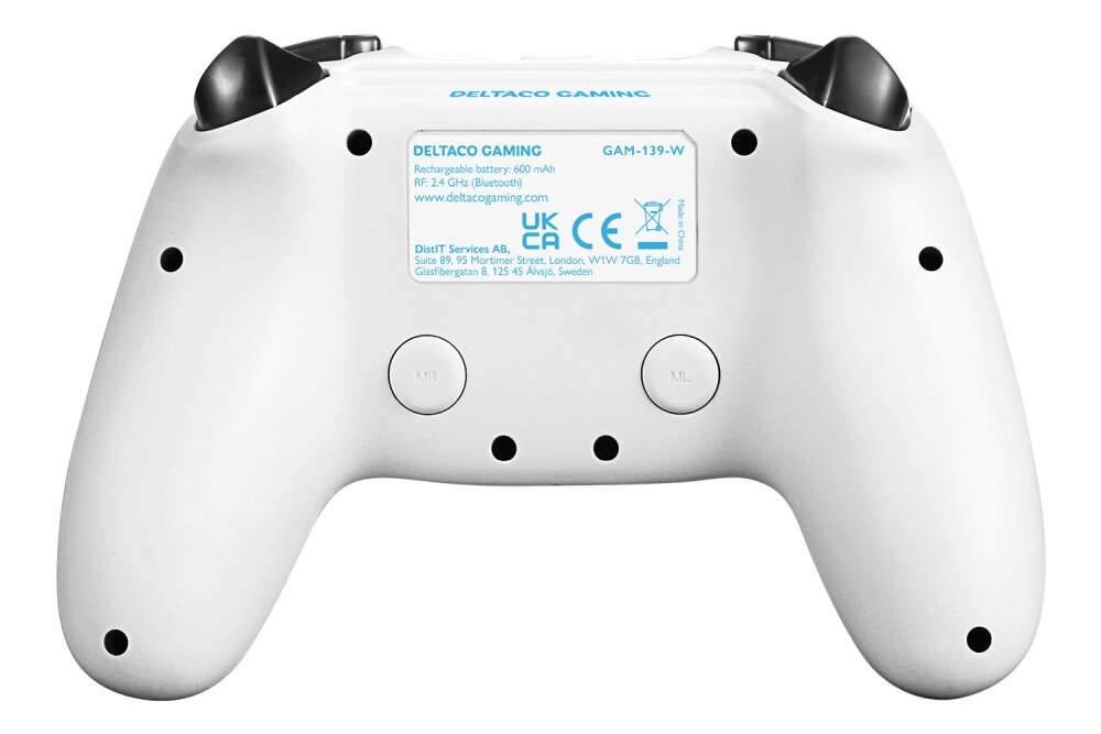 Kontroler DELTACO GAM-139 gra gaming przyciski łączność rozrywka triggery jakość wykonanie