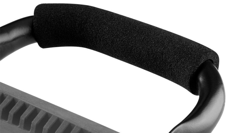 Naświetlacz LED GRAPHITE 58GE109 odstawa stoi stabilnie uchwyt pokryty pianka EVA typ SoftGrip nie nagrzewa sie