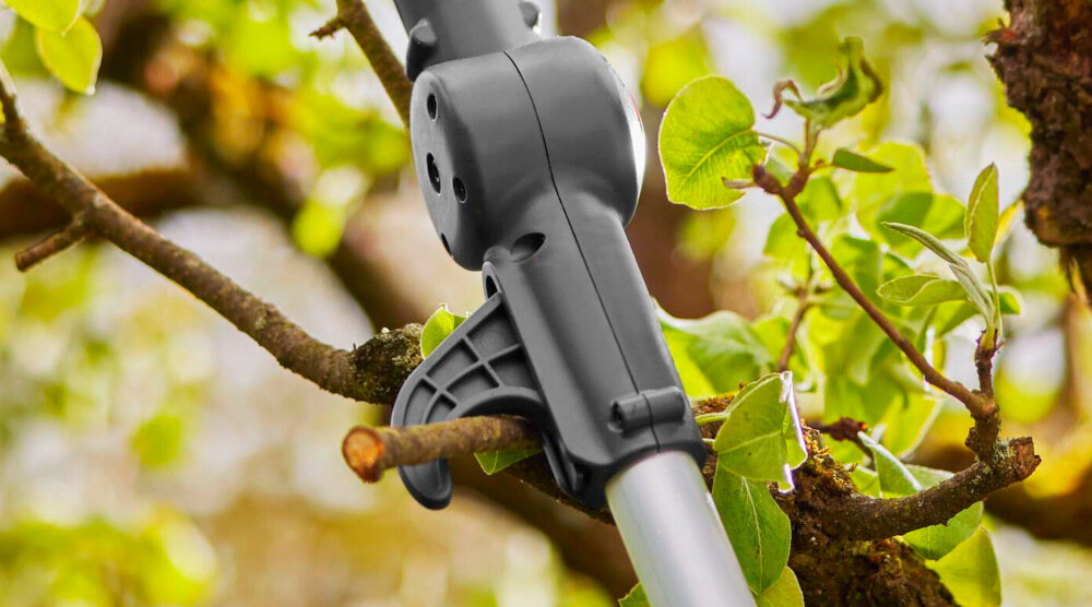 Nożyce do gałęzi GARDENA HighCut 360-18V P4A 14776-20 akumulatorowe hak do usuwania ściętych gałęzi