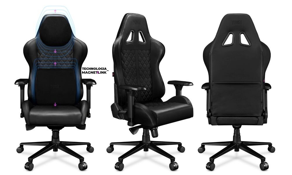 Fotel YUMISU 2050 skóra naturalna minimalistyczny design 