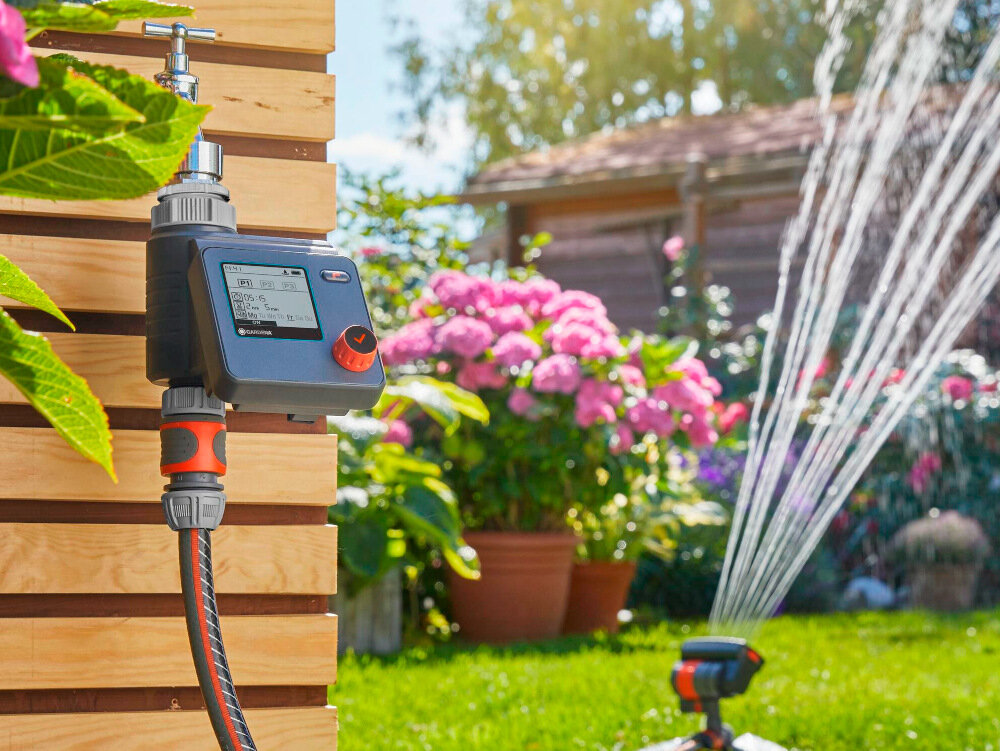 Pompa do wody GARDENA 1773-20 elektryczna kompatybilna ze sterownikiem nawadniania moze dzialac samodzielnie harmonogramy podlewania