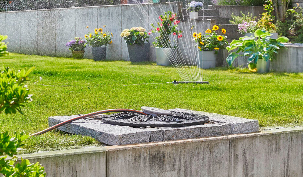 Pompa do wody GARDENA 1768-20 elektryczna do efektywnego zarzadzania woda w domu ogrodzie firmie oszczednosc czasu i energii wydajnosc do 5900 l/h