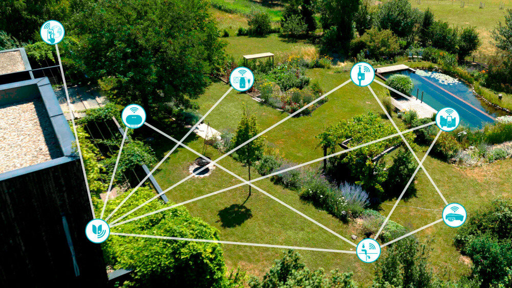 Sterownik nawadniania GARDENA Smart 19035-20 wygoda oszczednosc czasu inteligentne zarzadanie ogrodem aplikacja GARDENA App smart bramka zdalne programowanie automatyczne planowanie tworzenie harmonogramow