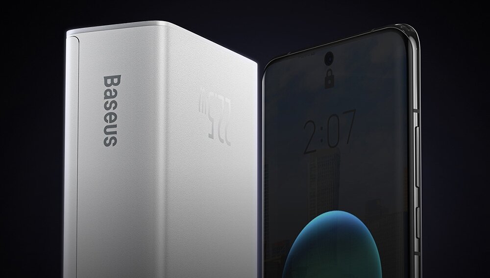 Powerbank BASEUS Star-Lord 20000mAh ładowanie podróż szybkie ładowanie rozwiązania inteligentne kompatybilność urządzenia bezpieczeńśtwo konstrukcja opakowanie