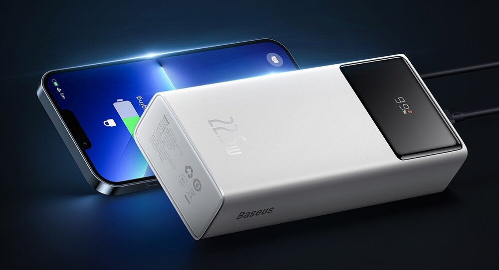 Powerbank BASEUS Star-Lord 20000mAh ładowanie podróż szybkie ładowanie rozwiązania inteligentne kompatybilność urządzenia bezpieczeńśtwo konstrukcja opakowanie