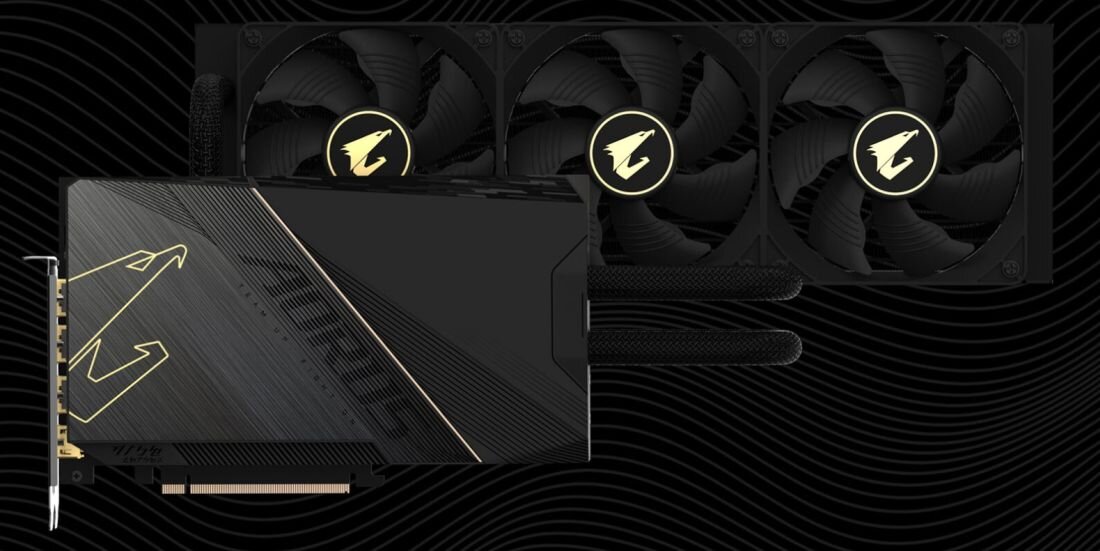 Karta graficzna GIGABYTE Aorus GeForce RTX 4090 Xtreme Waterforce 24GB - chłodzenie wodne