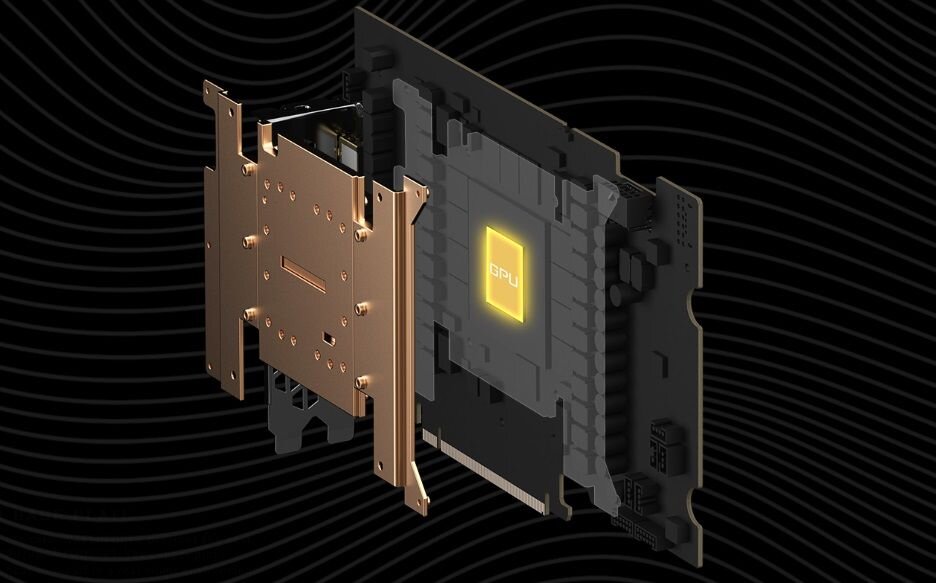 Karta graficzna GIGABYTE Aorus GeForce RTX 4090 Xtreme Waterforce 24GB - Miedziana płytka