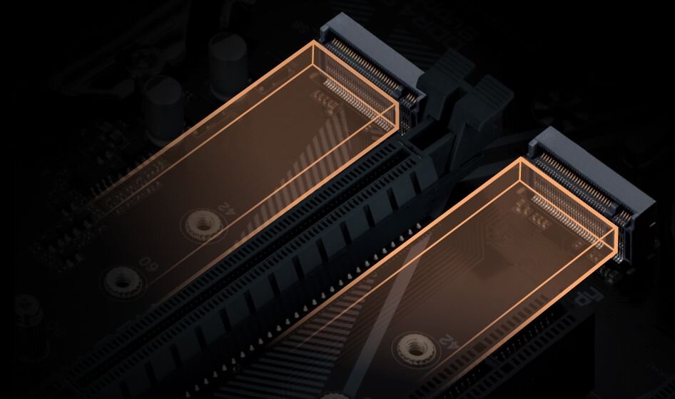 Płyta główna GIGABYTE B550M DS3H AC - NVMe PCIe