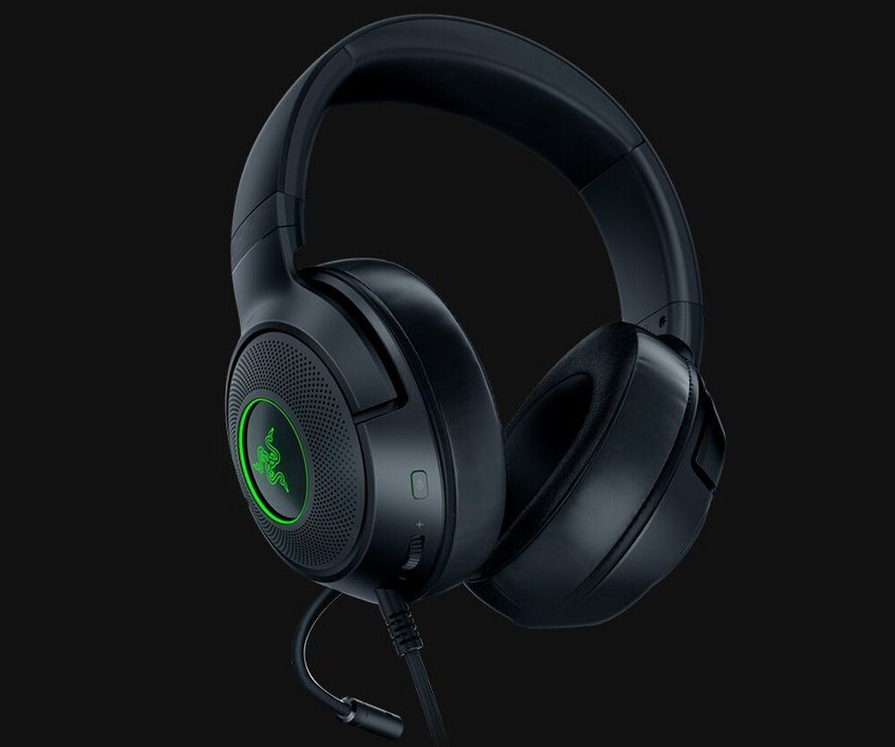 Słuchawki RAZER Kraken V3 X dopasowanie dźwięk gaming precyzja brzmienie jakośc przewodowe łączność kontrukcja