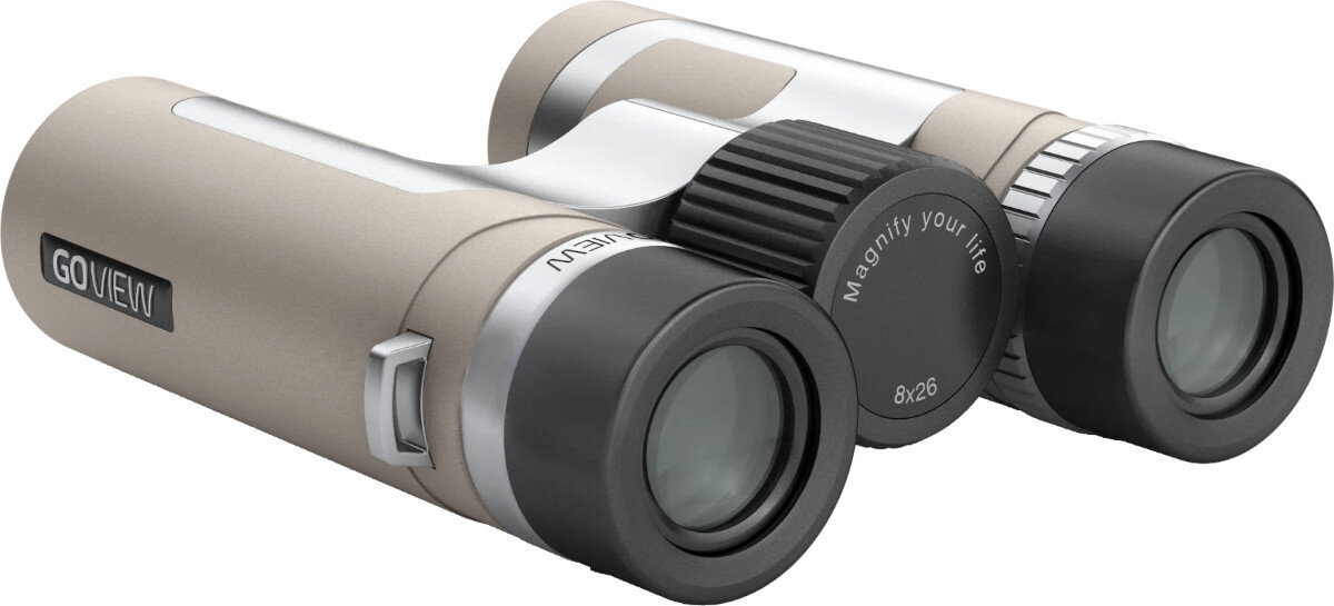 Lornetka GOVIEW Zoomr 8x26 Brązowy regulacja rozstaw dioptria ergonomia