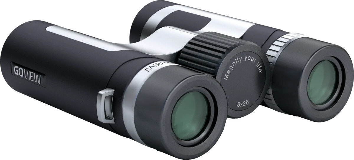 Lornetka GOVIEW Zoomr 8x26 Czarny regulacja rozstaw dioptria ergonomia