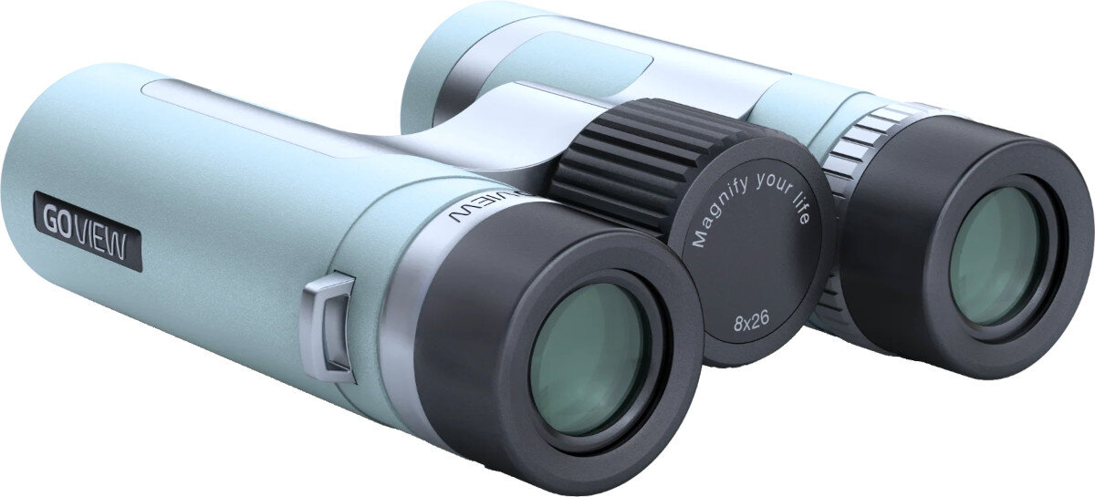 Lornetka GOVIEW Zoomr 8x26 Niebieski regulacja rozstaw dioptria ergonomia