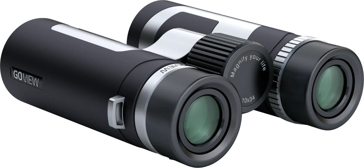 Lornetka GOVIEW Zoomr 10x34 Czarny konstrukcja regulacja pokrętło 