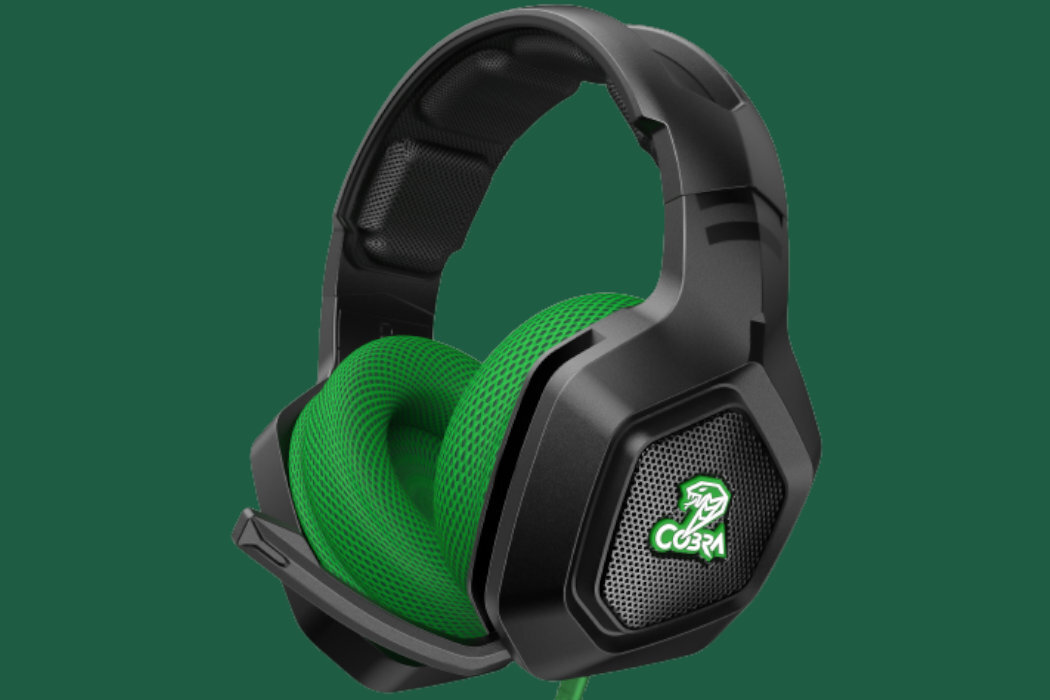 Słuchawki COBRA QSHXB100 Czarno-zielony dźwięk wyraźny przewodowy XBOX