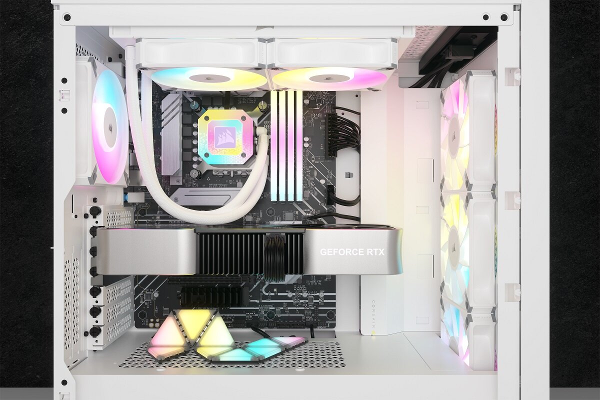 Obudowa CORSAIR iCUE 4000D Airflow RGB design wykonanie gaming chłodzenie jakość wytrzymałość wymiary złącza filtry zestaw