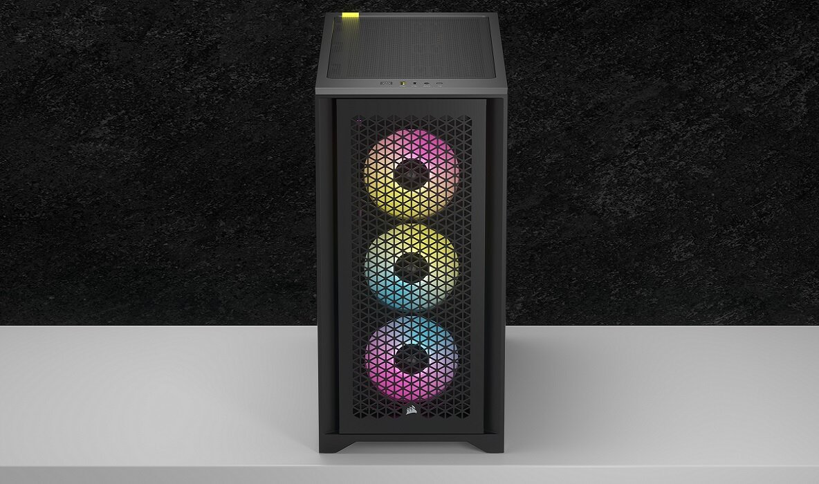 Obudowa CORSAIR iCUE 4000D Airflow RGB design wykonanie gaming chłodzenie jakość wytrzymałość wymiary złącza filtry zestaw