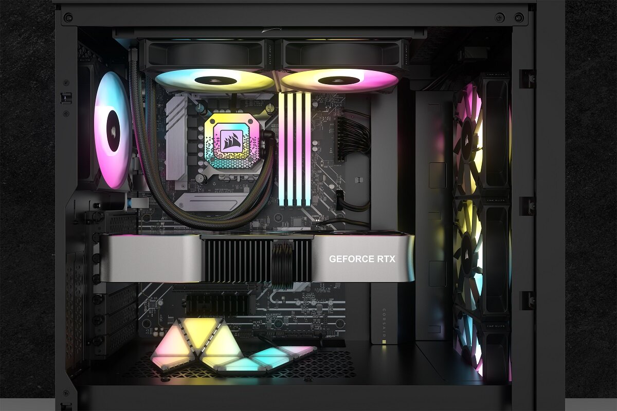 Obudowa CORSAIR iCUE 4000D Airflow RGB design wykonanie gaming chłodzenie jakość wytrzymałość wymiary złącza filtry zestaw