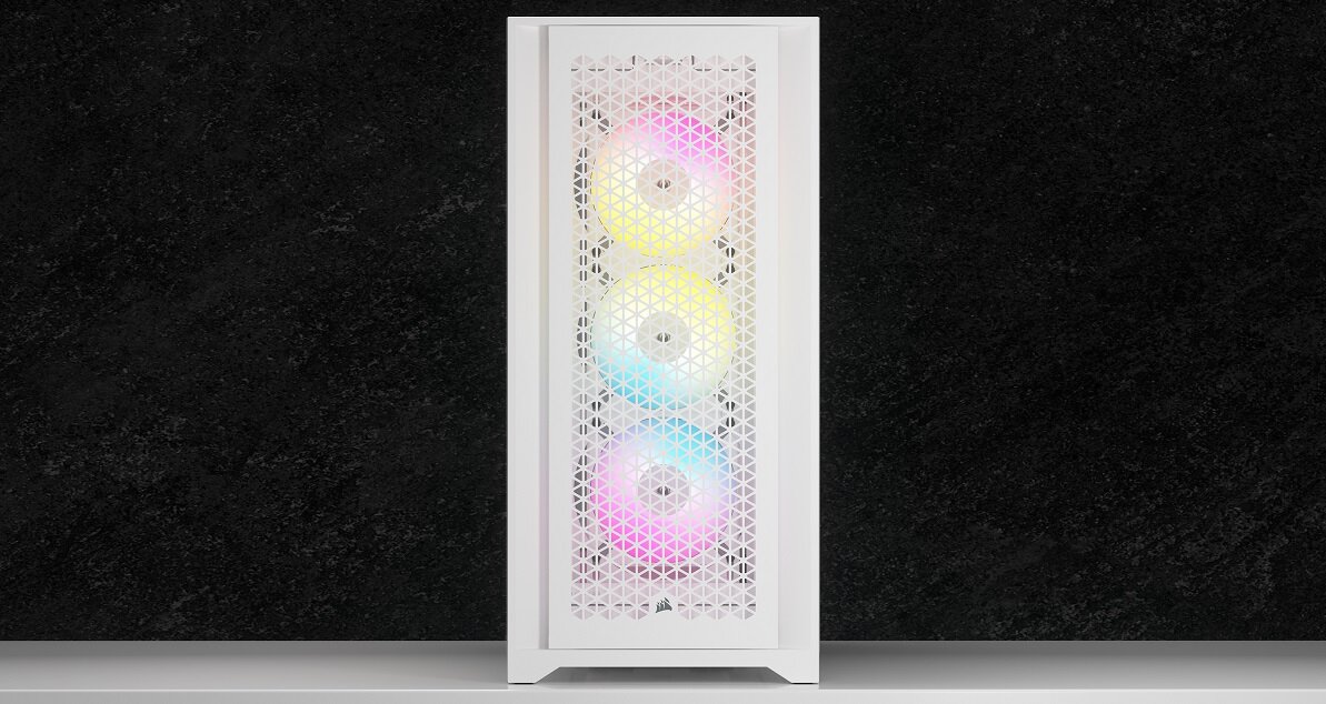 Obudowa CORSAIR iCUE 5000D Airflow RGB design wykonanie gaming chłodzenie jakość wytrzymałość wymiary złącza filtry zestaw