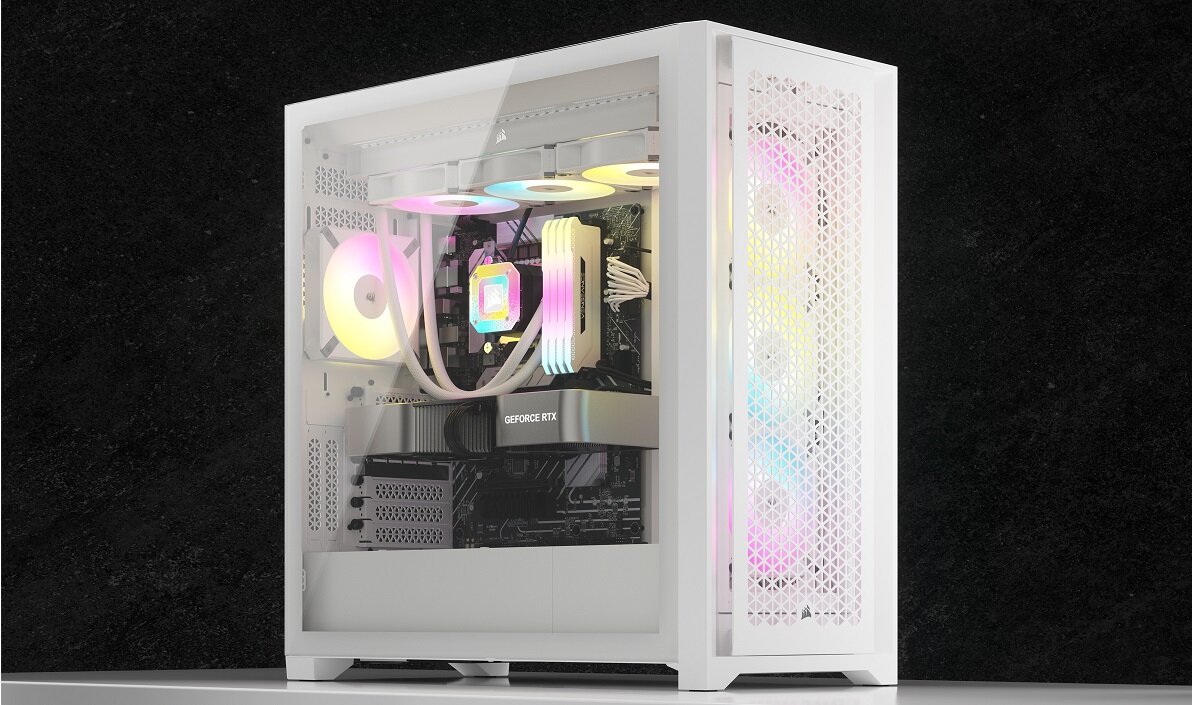 Obudowa CORSAIR iCUE 5000D Airflow RGB design wykonanie gaming chłodzenie jakość wytrzymałość wymiary złącza filtry zestaw
