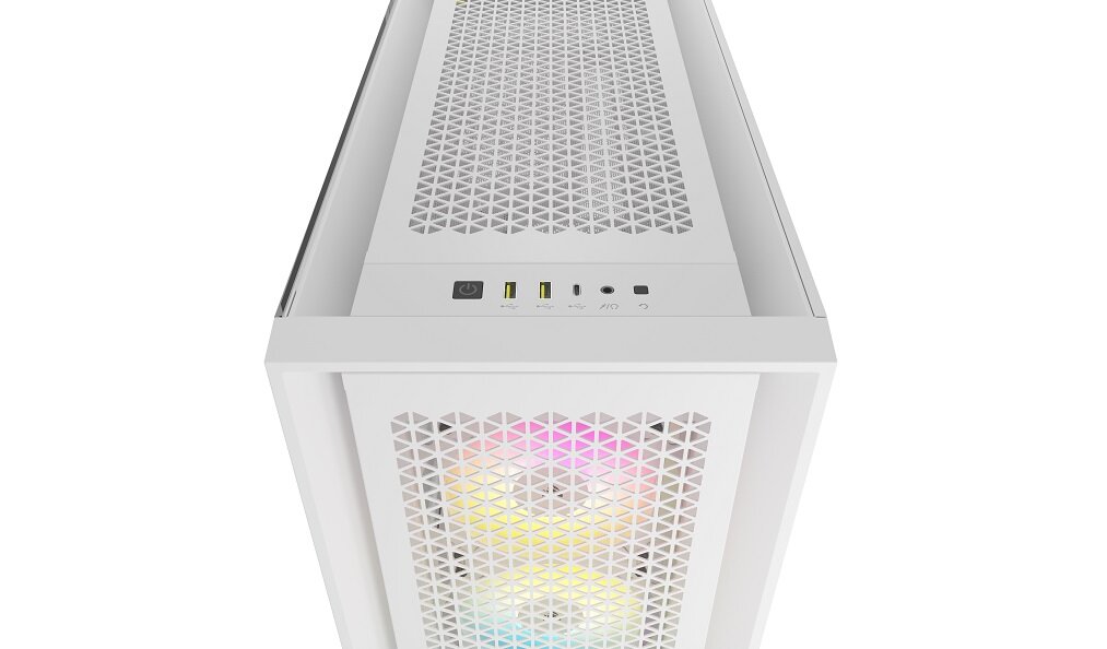 Obudowa CORSAIR iCUE 5000D Airflow RGB design wykonanie gaming chłodzenie jakość wytrzymałość wymiary złącza filtry zestaw