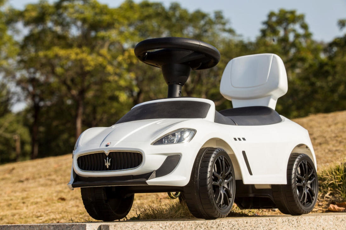 Jezdzik SUN BABY Maserati Grancabrio MC bialy przeznaczenie spacery jazda uzytkowanie