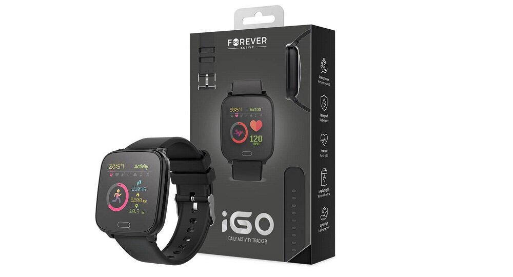 Smartwatch FOREVER iGO JW-100 czarny ogólny box 