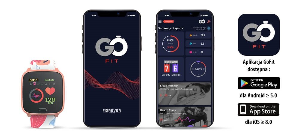 Smartwatch FOREVER iGO JW-100 bluetooth Android iOS 