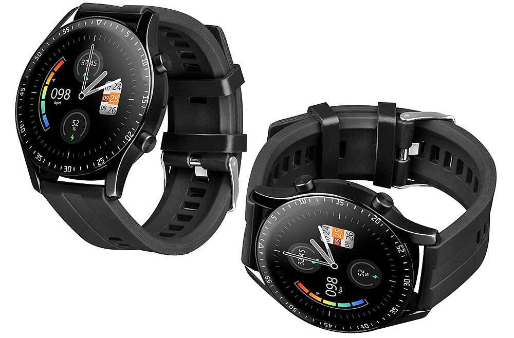 Smartwatch TRACER SM5 Argo ekran bateria czujniki zdrowie sport pasek ładowanie pojemność rozdzielczość łączność sterowanie krew puls rozmowy smartfon aplikacja 